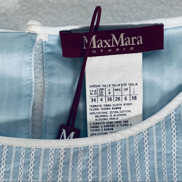 MAXMARA TOP - 100% COTTON - Picture 4 of 8